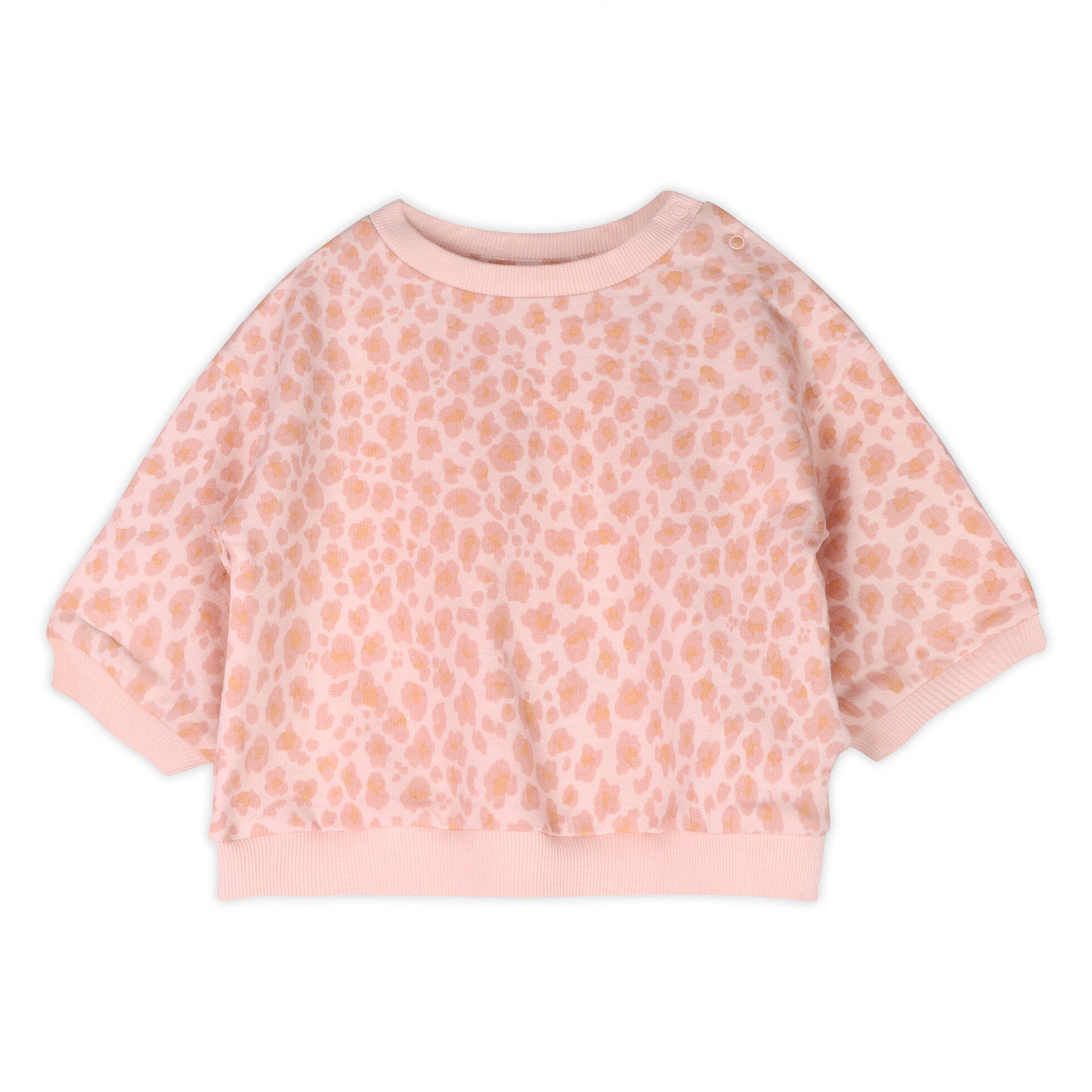 Leopard Baby Sweatshirt & Jogger Set (Organic Cotton)