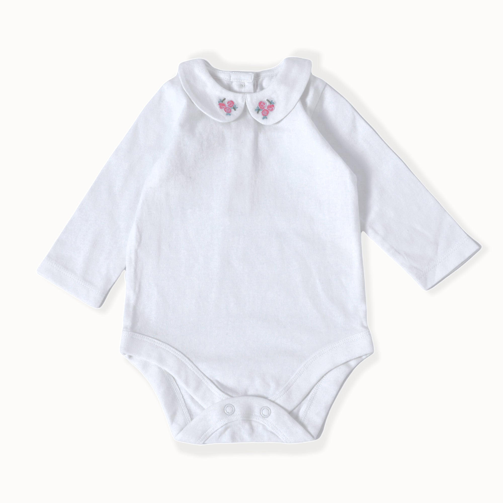 Rose Heather Knit Short Ruffle Romper, Bodysuit & Tights Set (Organic Cotton)