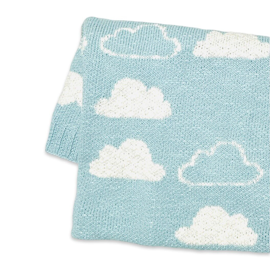 Cloud - Organic Cotton Sweater Knit Baby Blankets
