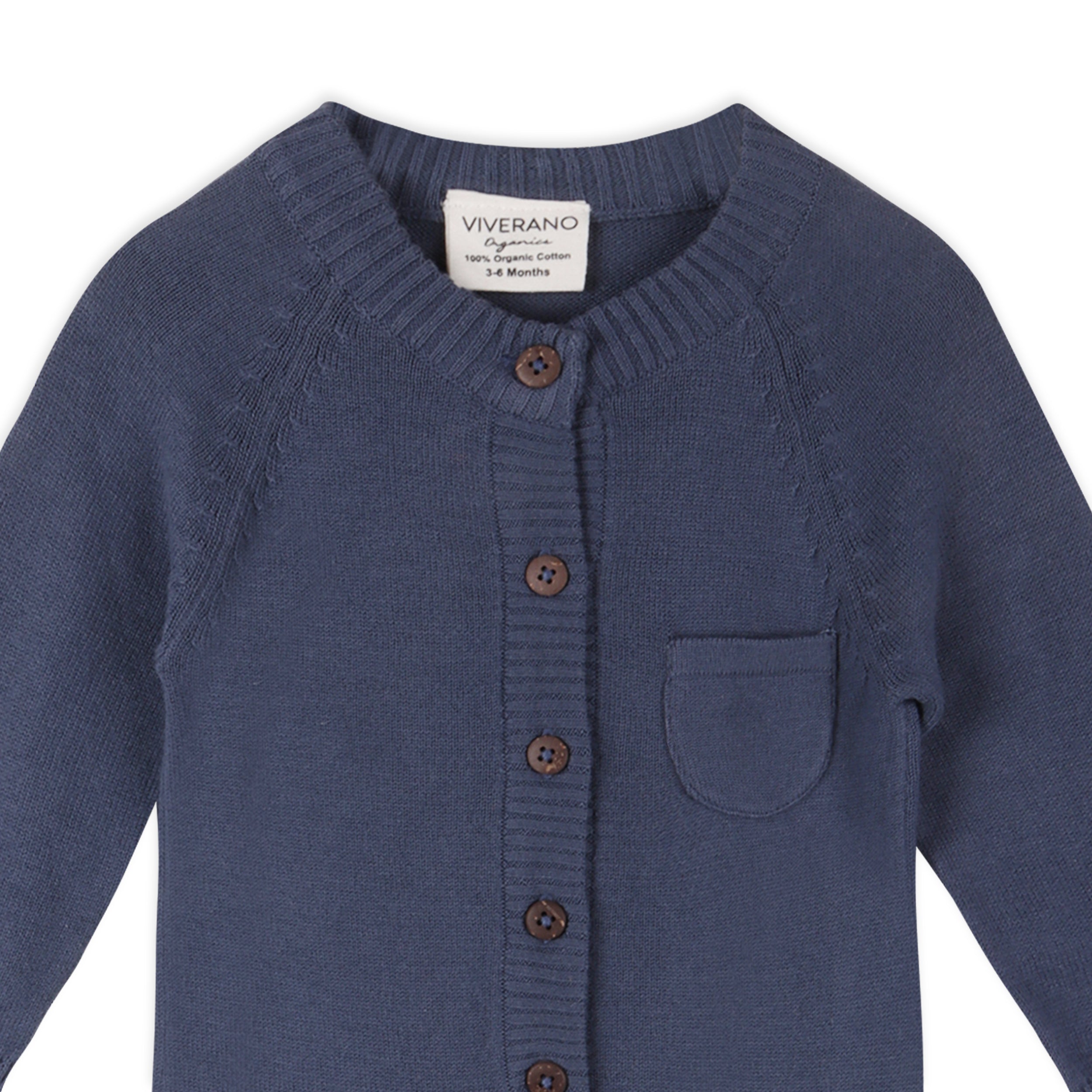 Milan Earthy Knit Classic Button Jumpsuit (Organic Cotton) - 2 Colors