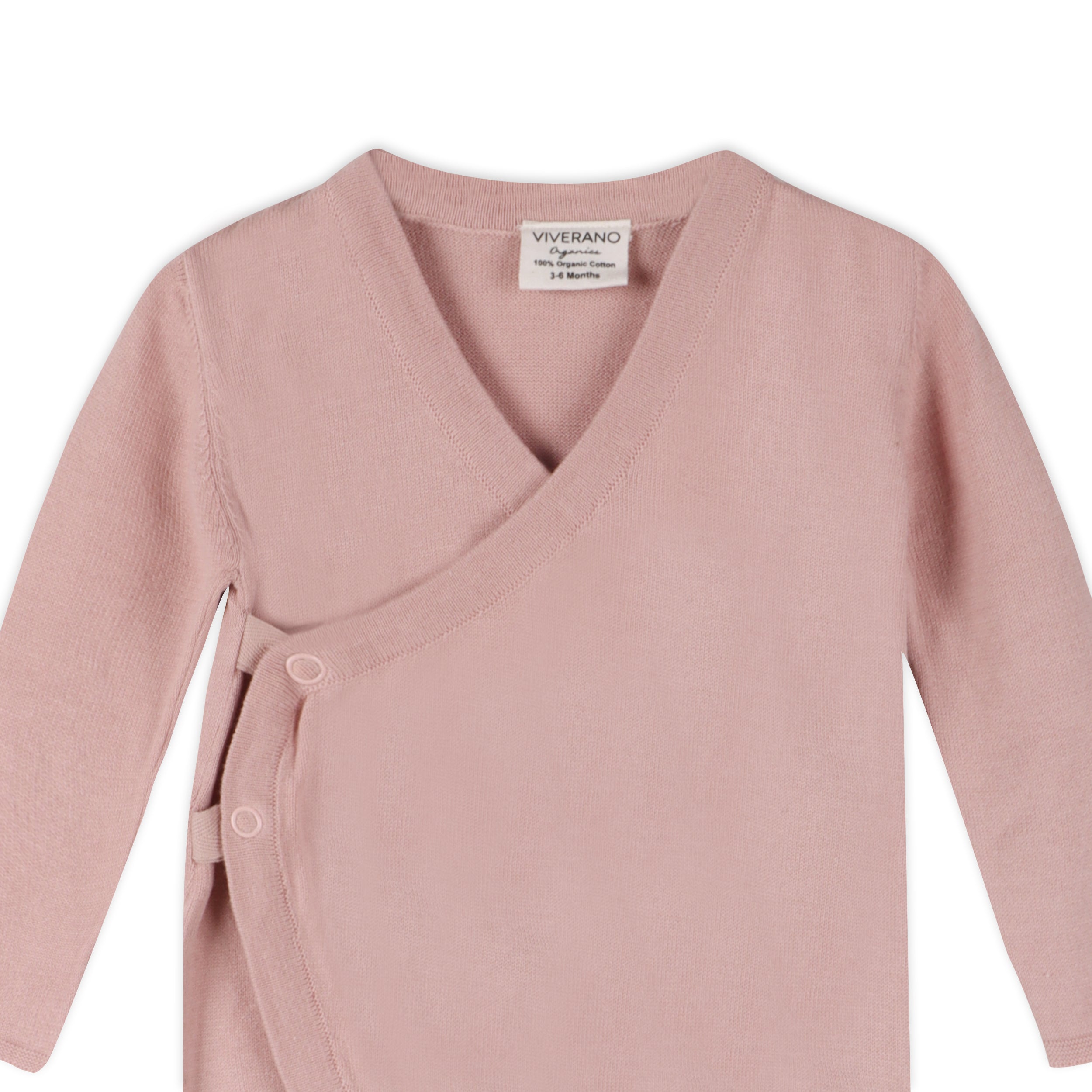 Milan Earthy Sweater Knit Baby Kimono Footie Coverall (Organic Cotton) - 3 Colors