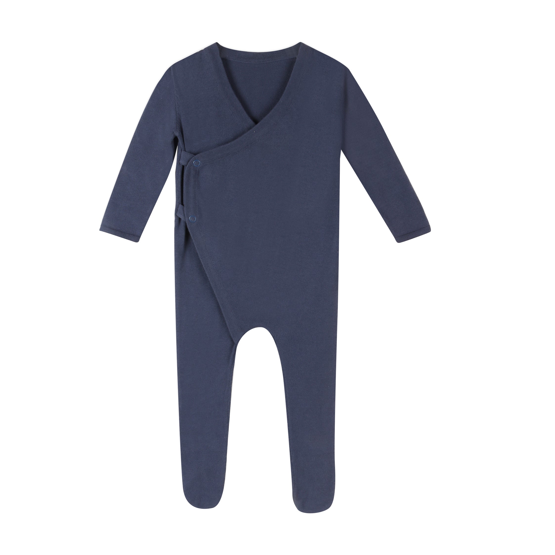 Milan Earthy Sweater Knit Baby Kimono Footie Coverall (Organic Cotton) - 3 Colors