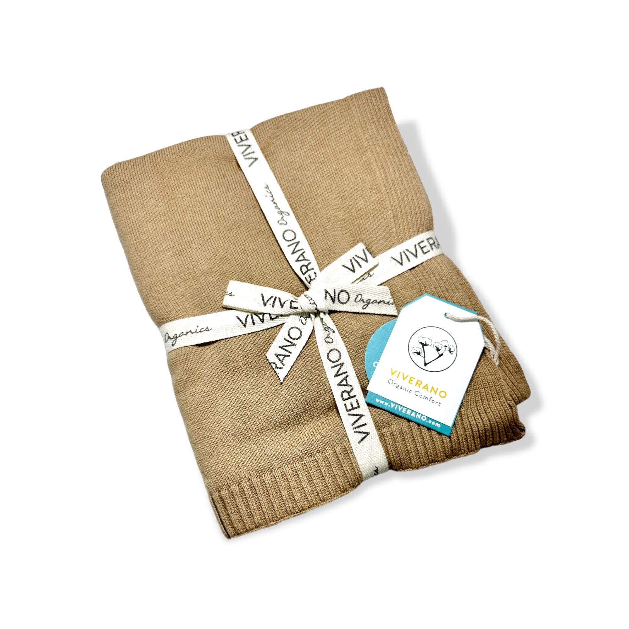 Milan Earthy Baby Blanket Sweater Knit (Organic Cotton) - 3 Colors