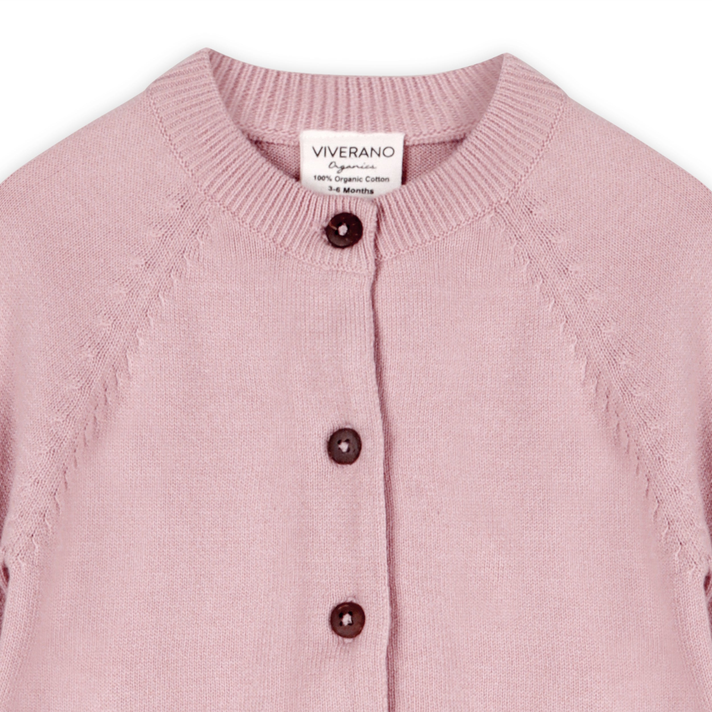 Milan Earthy Baby Button Cardigan Sweater Knit (Organic Cotton) - 3 Colors