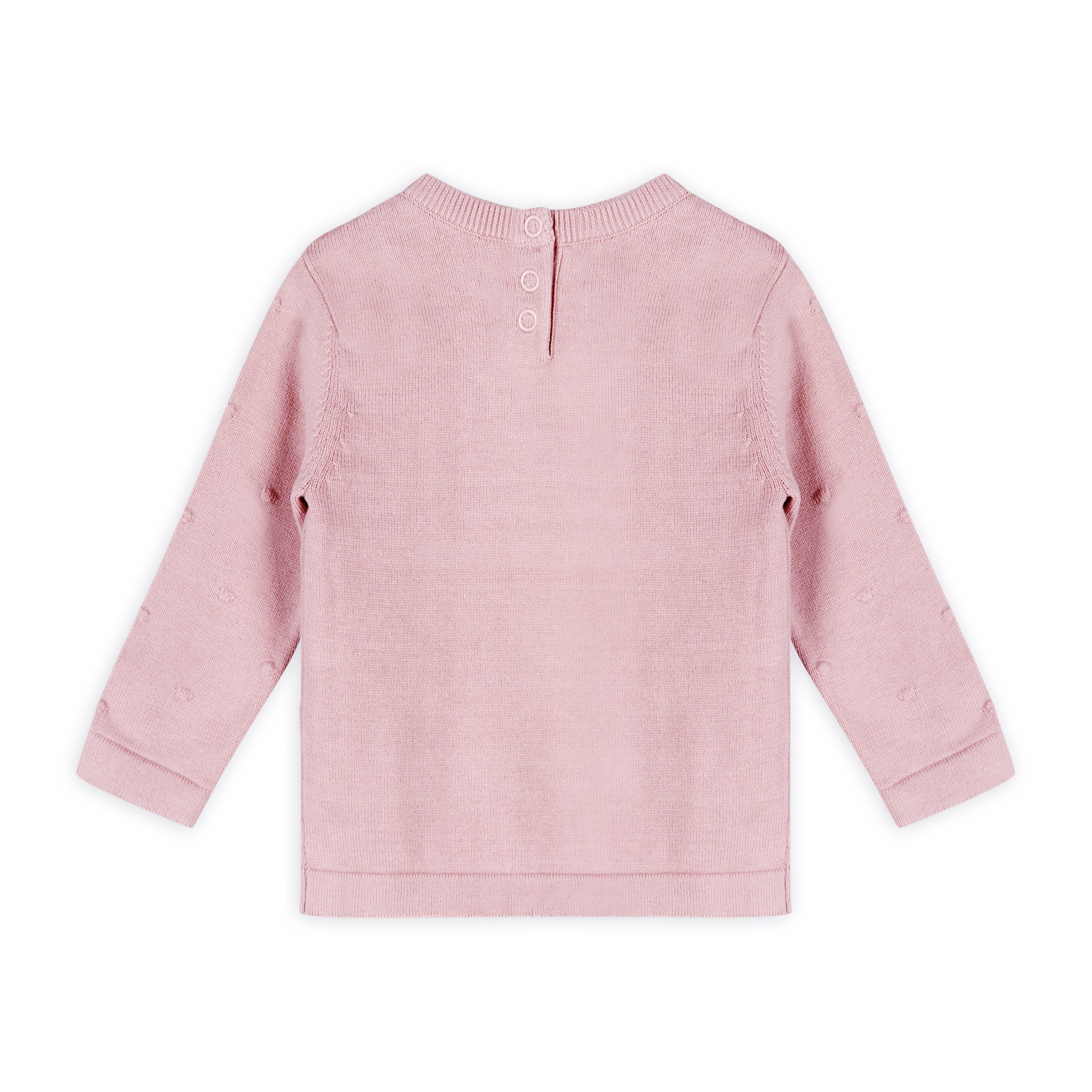 Milan Earthy Ruffle Bobble Baby Pullover Top (Organic Cotton) - 2 Colors