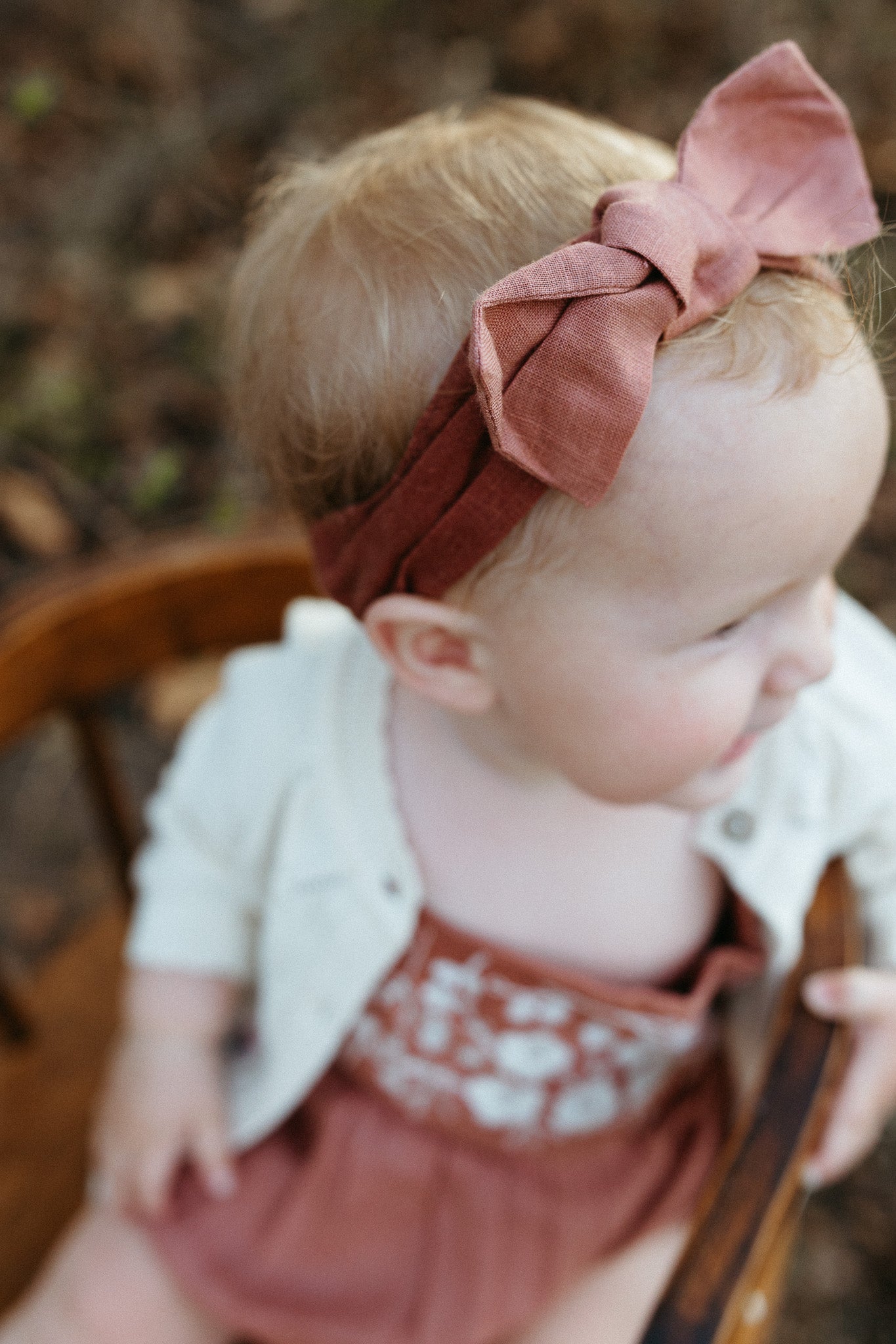 Jolie Bebe Woven Bow Baby Headbands (Organic) 10 Designs
