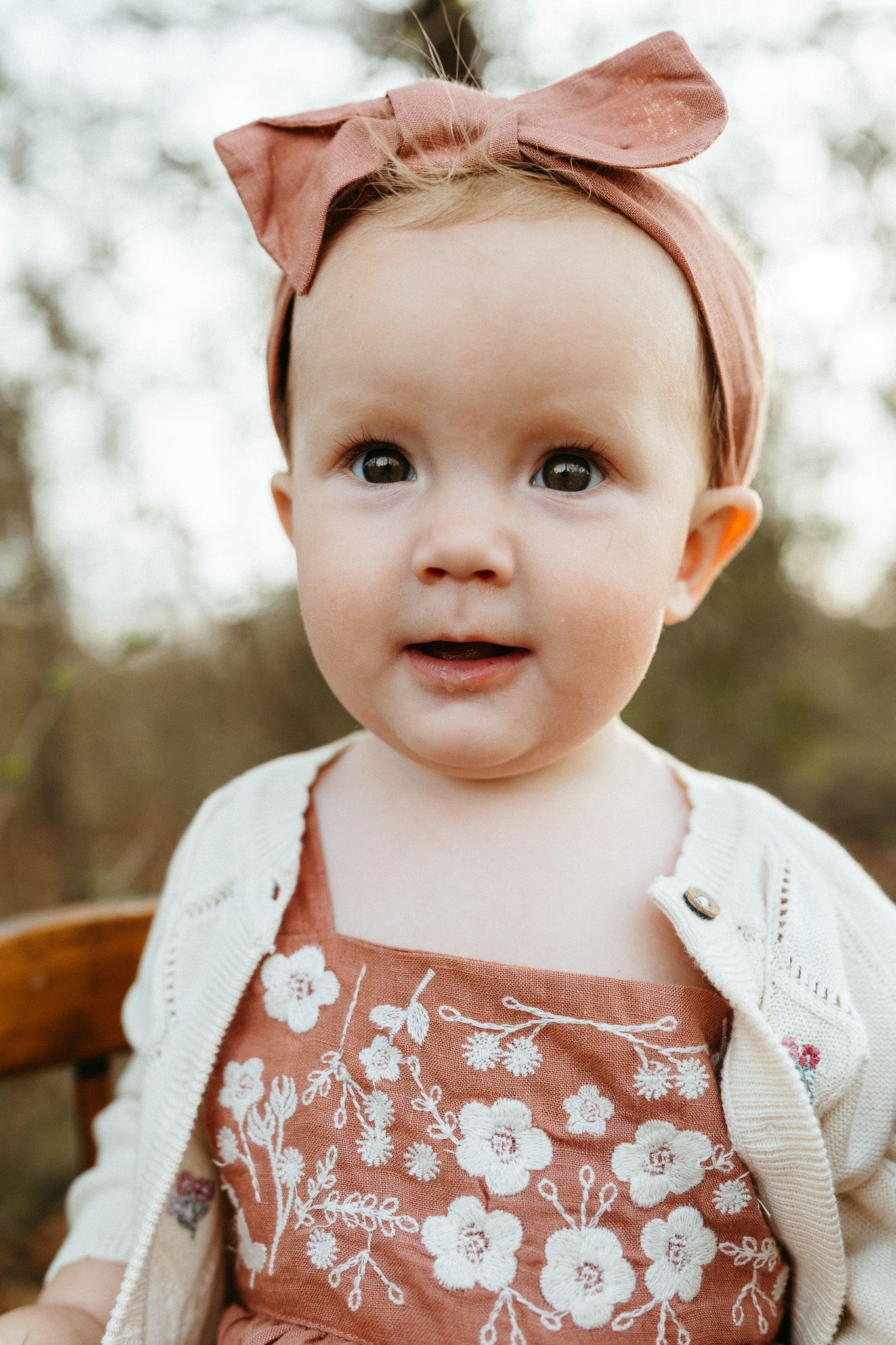 Jolie Bebe Woven Bow Baby Headbands (Organic) 10 Designs