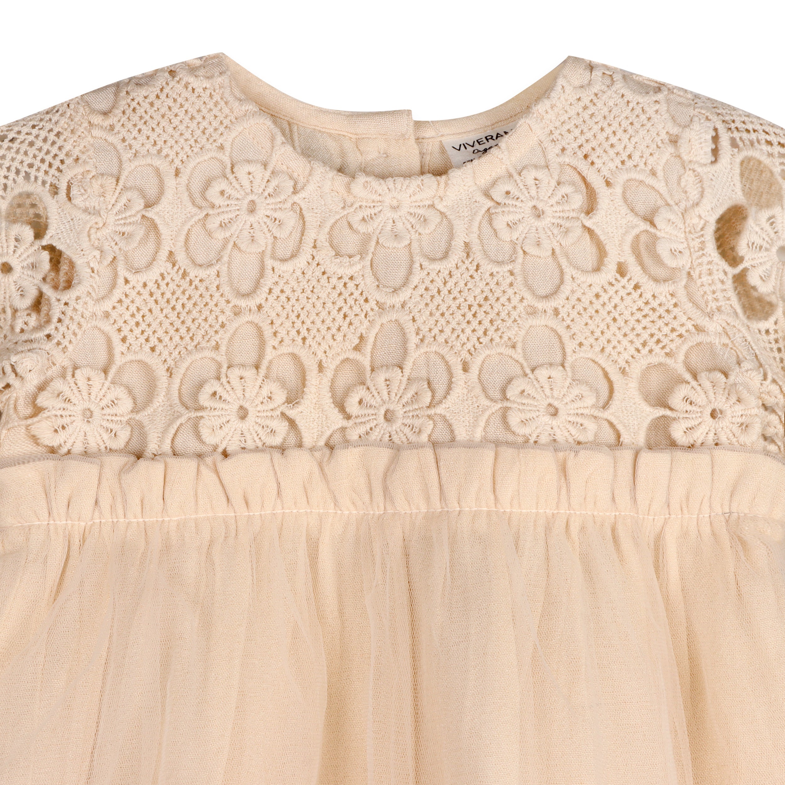 Calla Crochet  Lace  Baby Tutu Dress  & Bloomer (Organic Cotton)