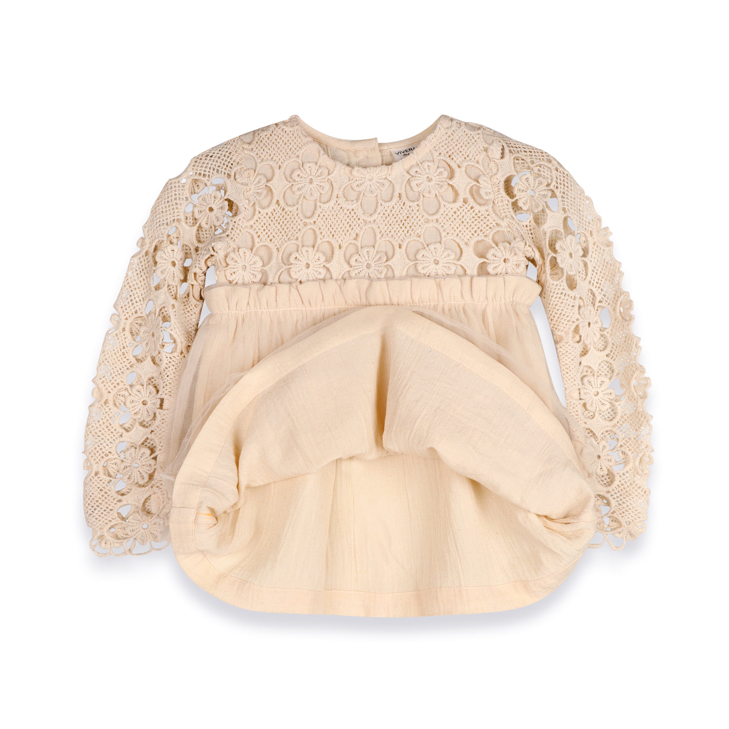 Calla Crochet  Lace  Baby Tutu Dress  & Bloomer (Organic Cotton)