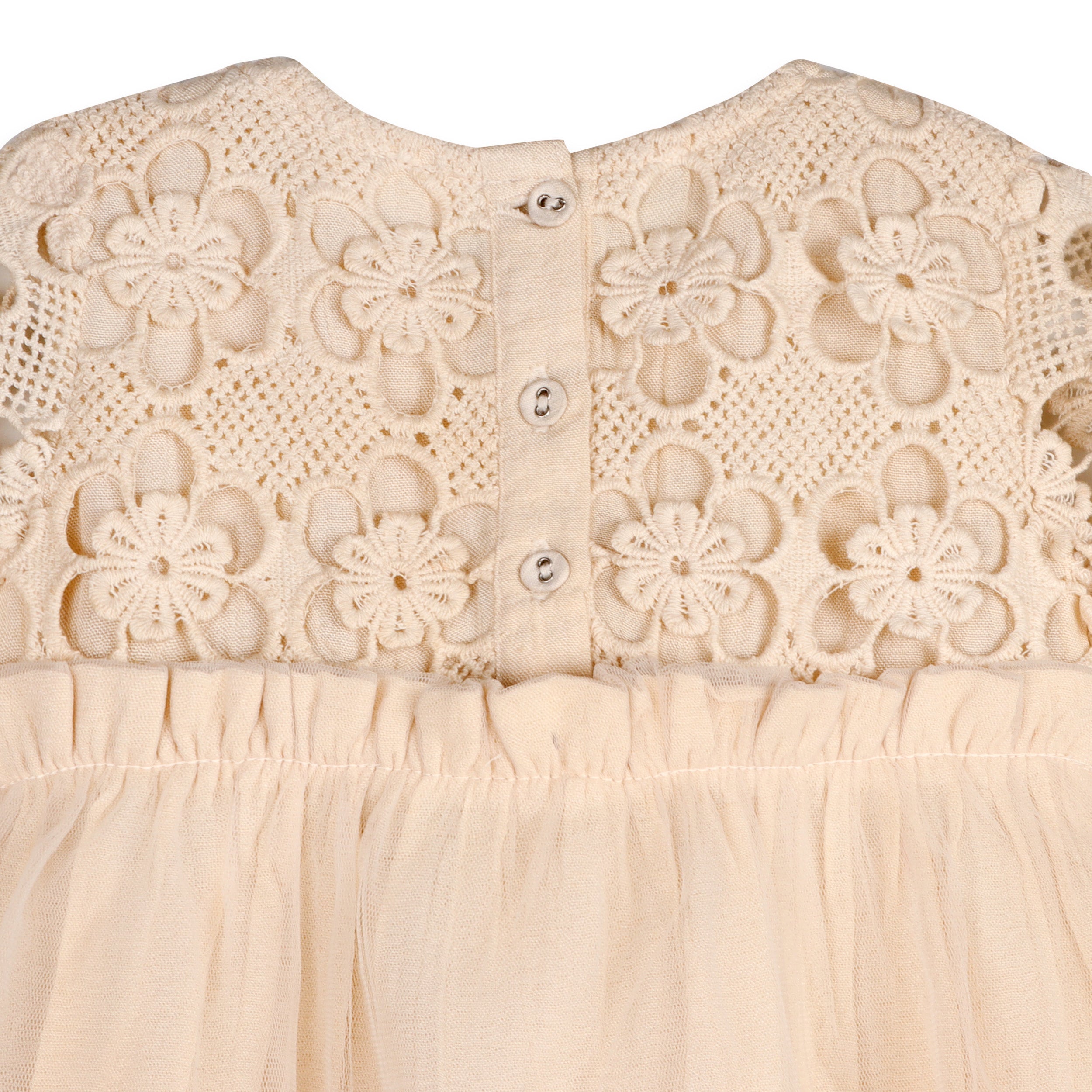 Calla Crochet  Lace  Baby Tutu Dress  & Bloomer (Organic Cotton)