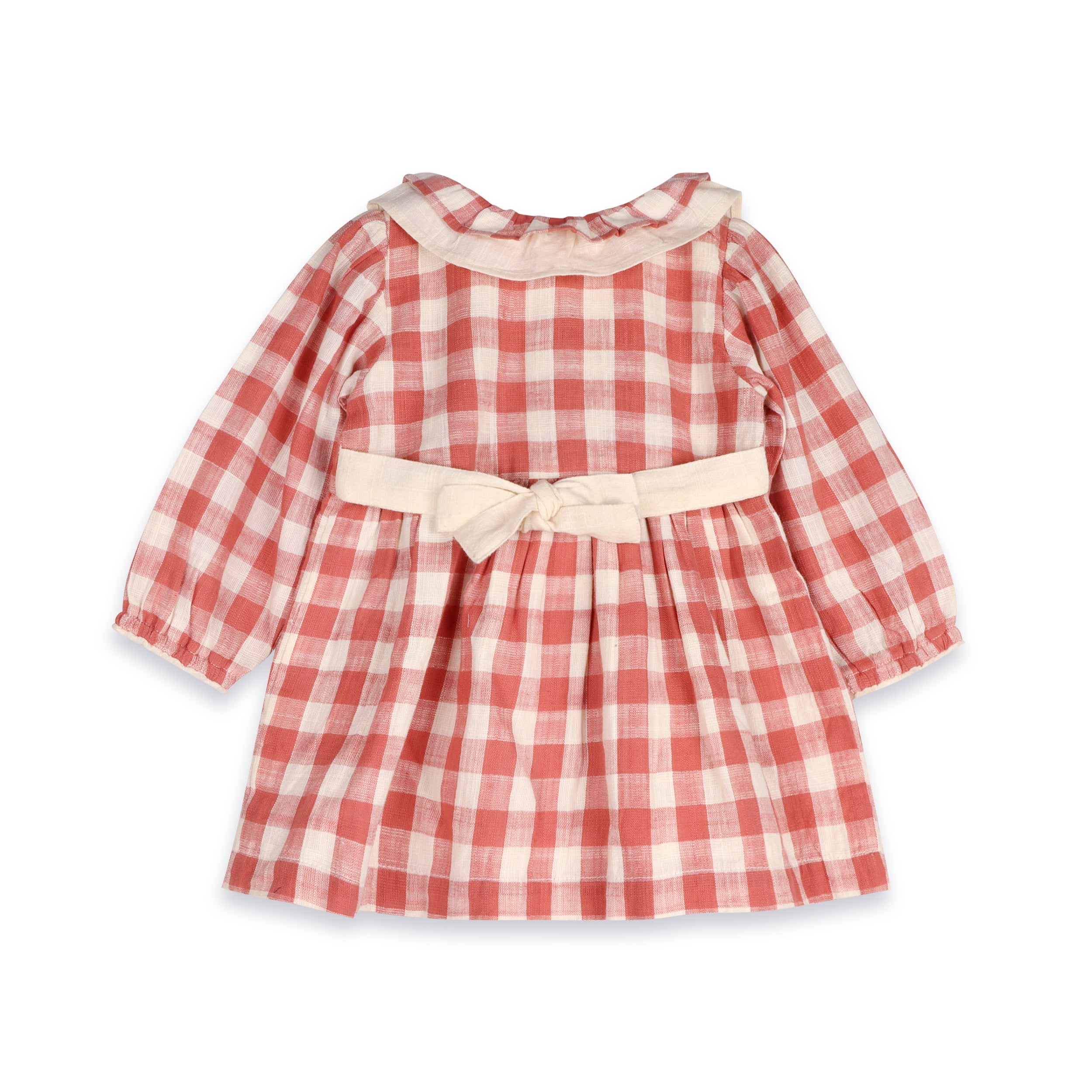 Holly Gingham Baby Dress & Bloomer (Organic Cotton)