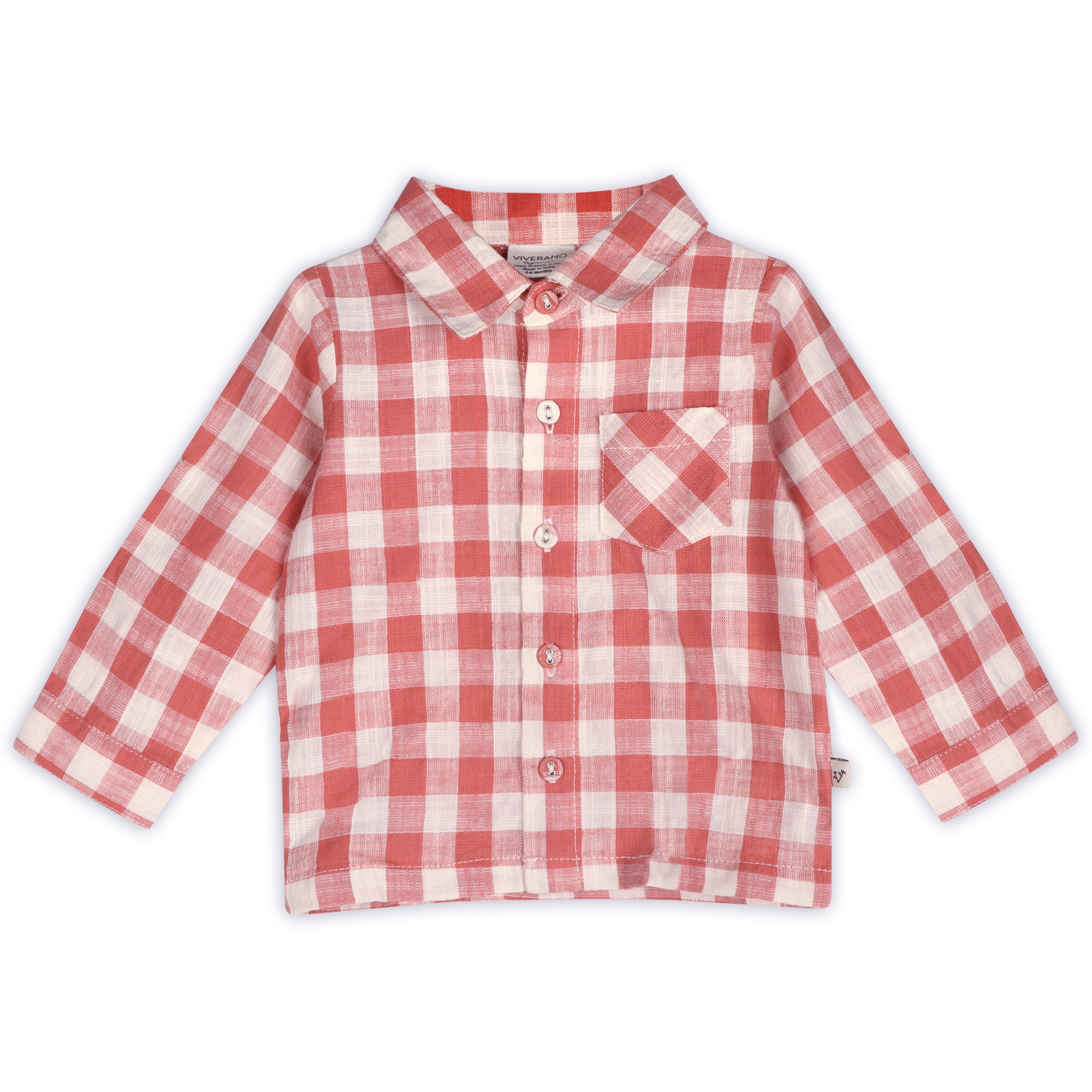 Arden Gingham Baby Shirt & Corduroy Pant (Organic Cotton)