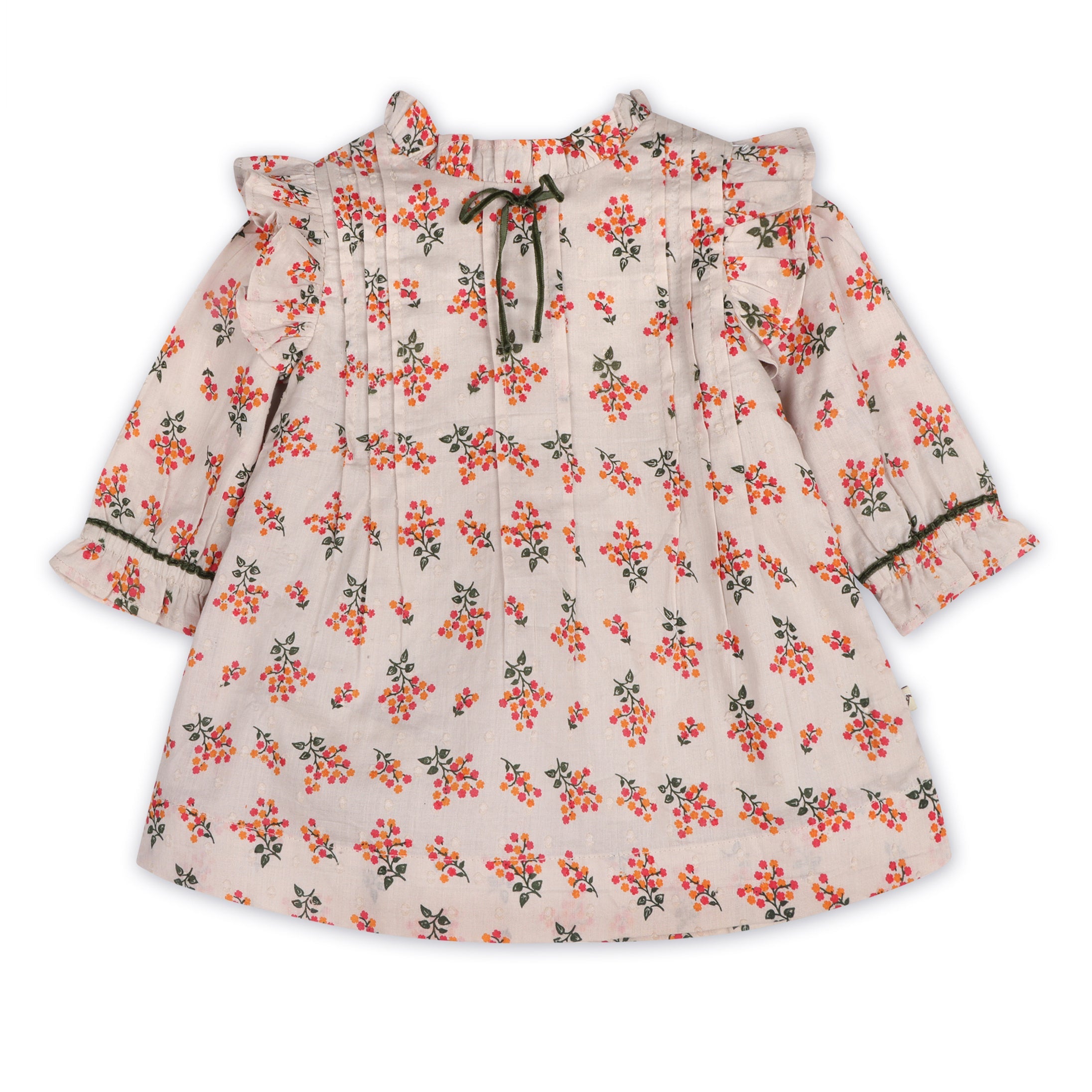Lucca Floral Baby Dress & Bloomer Set (Organic Cotton)