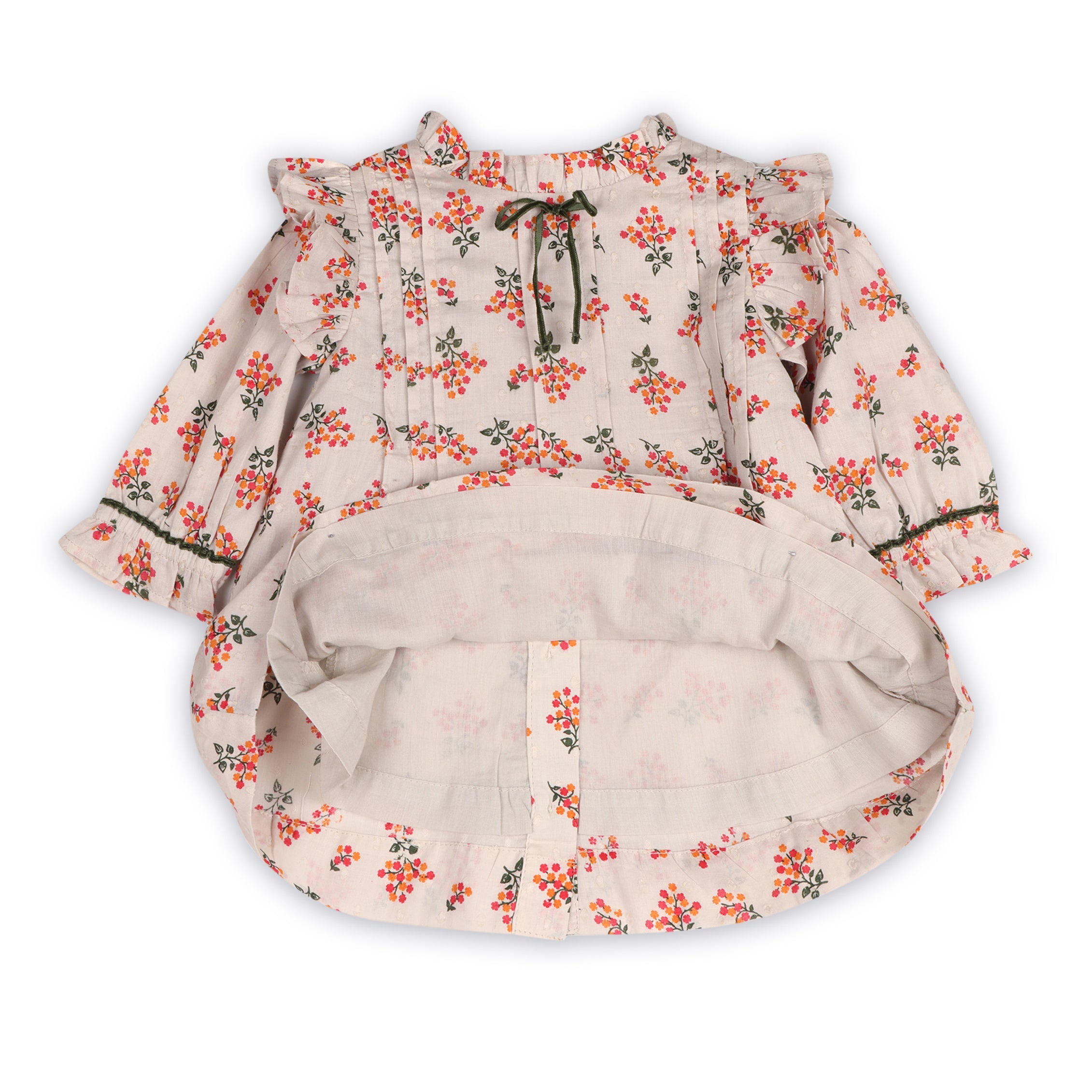 Lucca Floral Baby Dress & Bloomer Set (Organic Cotton)