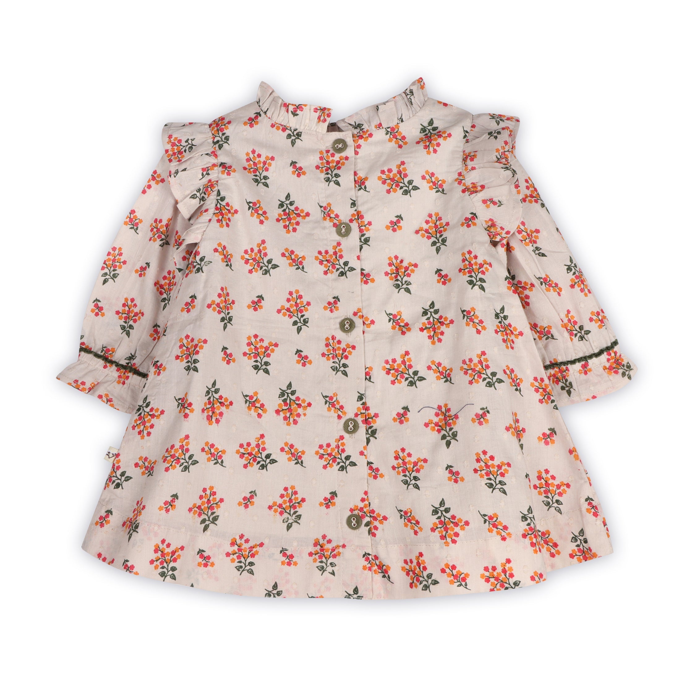 Lucca Floral Baby Dress & Bloomer Set (Organic Cotton)