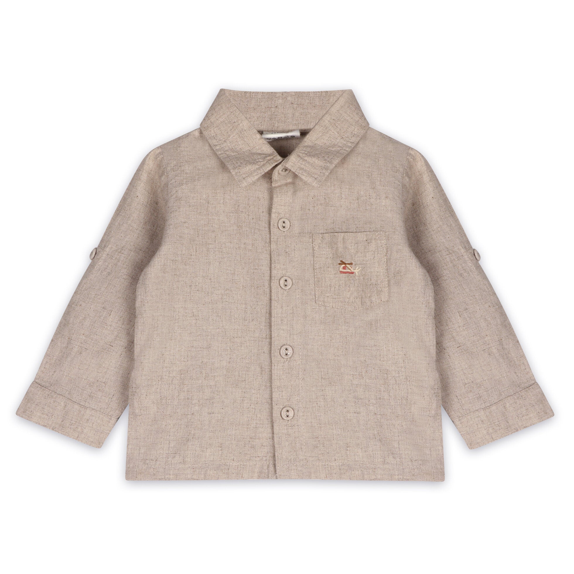 Positano Linen Baby Shirt & Corduroy Pants (Organic)