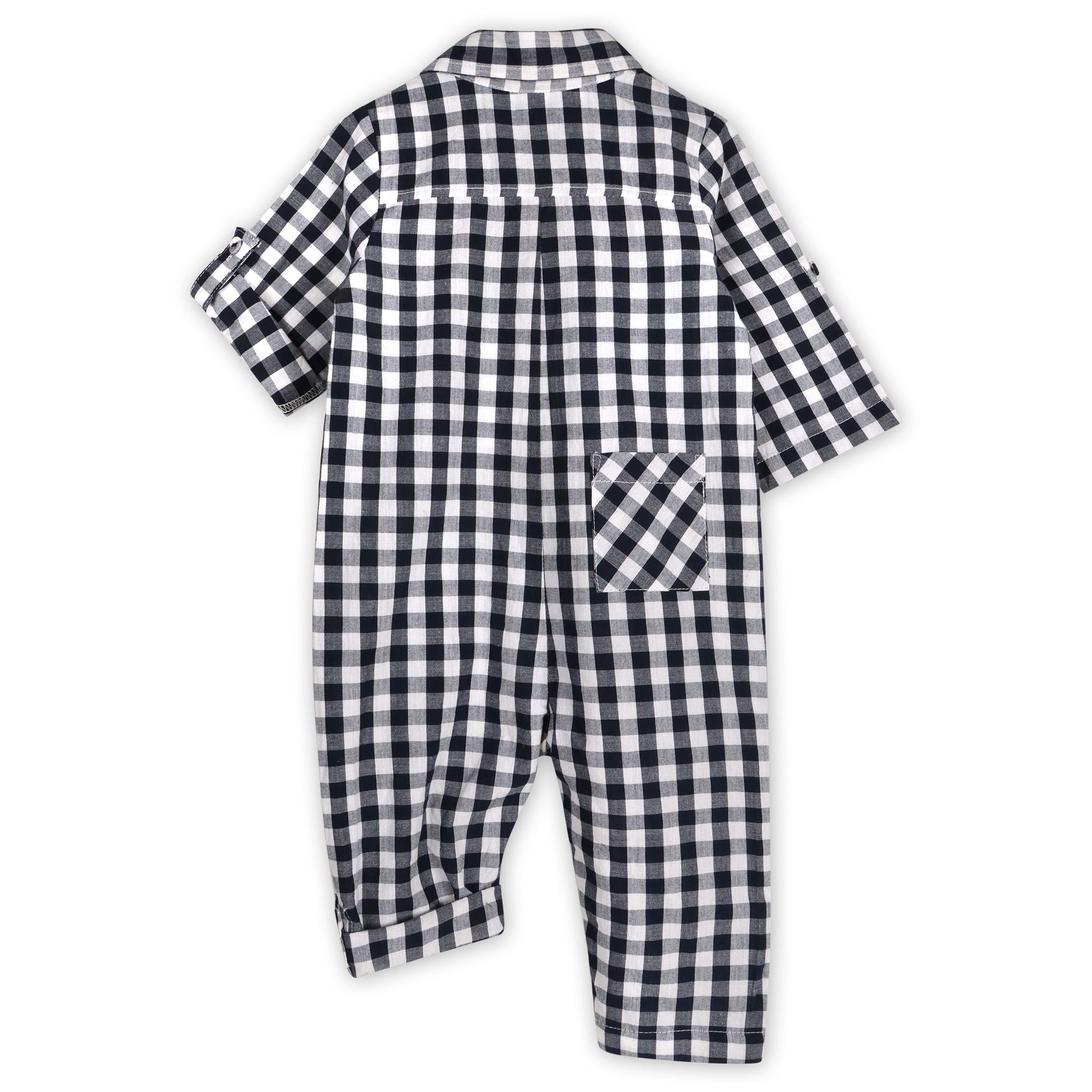 Cambridge Gingham Baby Romper (Organic Cotton)