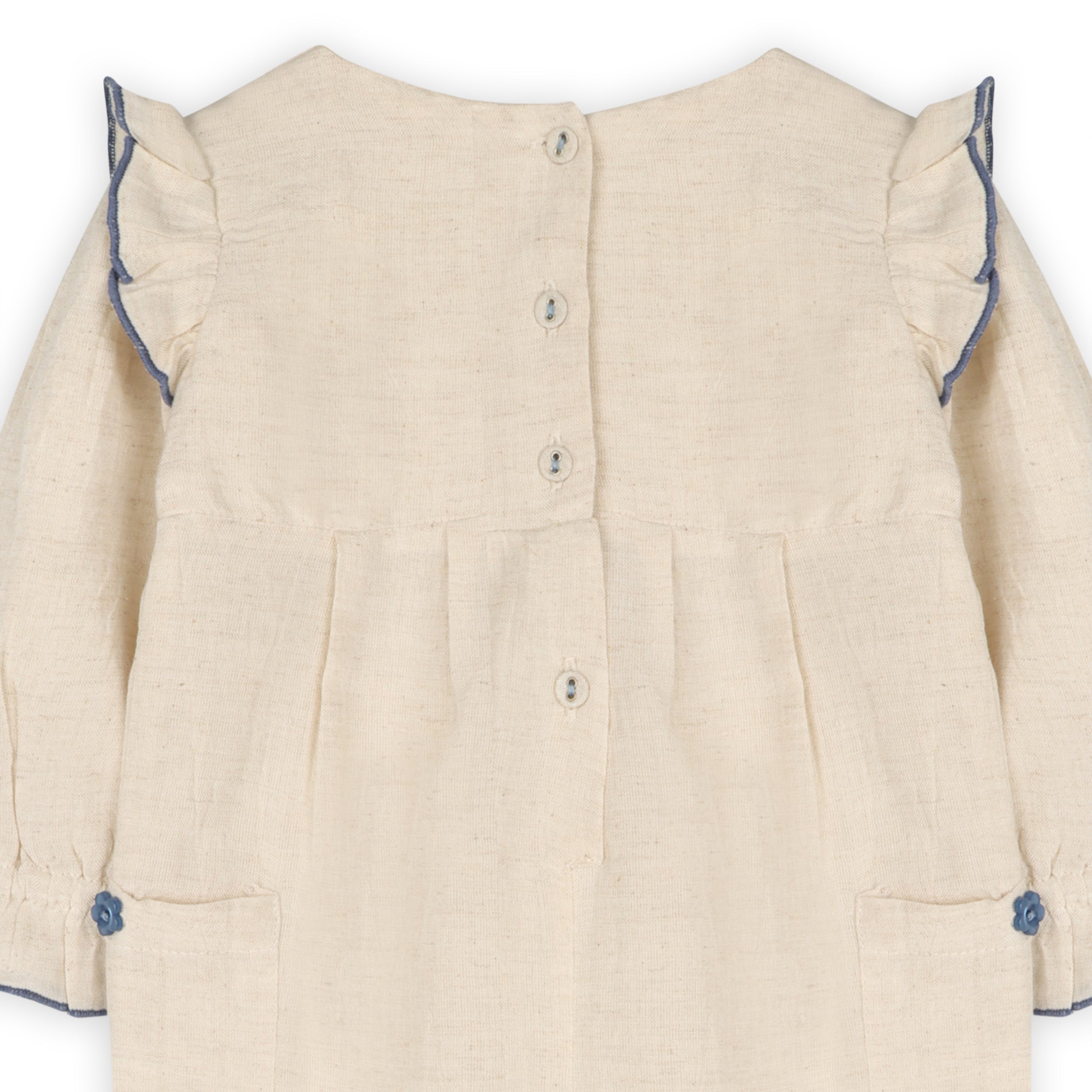 Atrani Embroidered Baby Romper & Headband Set (Organic Cotton)