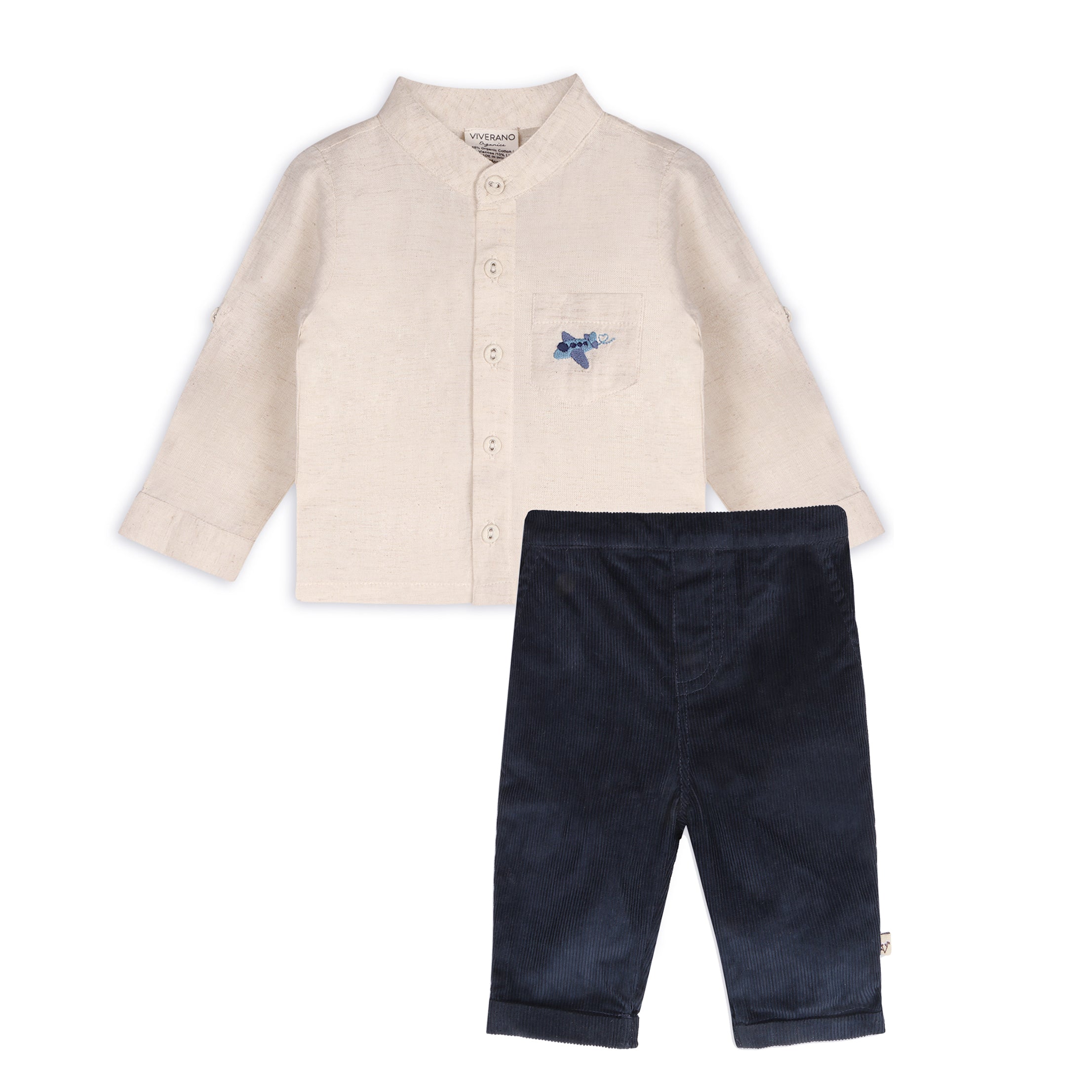 Portofino Baby Shirt & Pants Set (Organic Cotton)