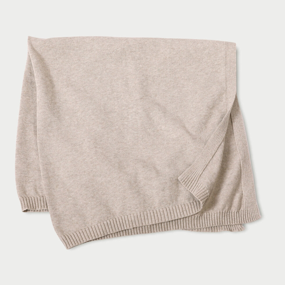 Milan Earthy Baby Blanket Sweater Knit (Organic Cotton) - 3 Colors