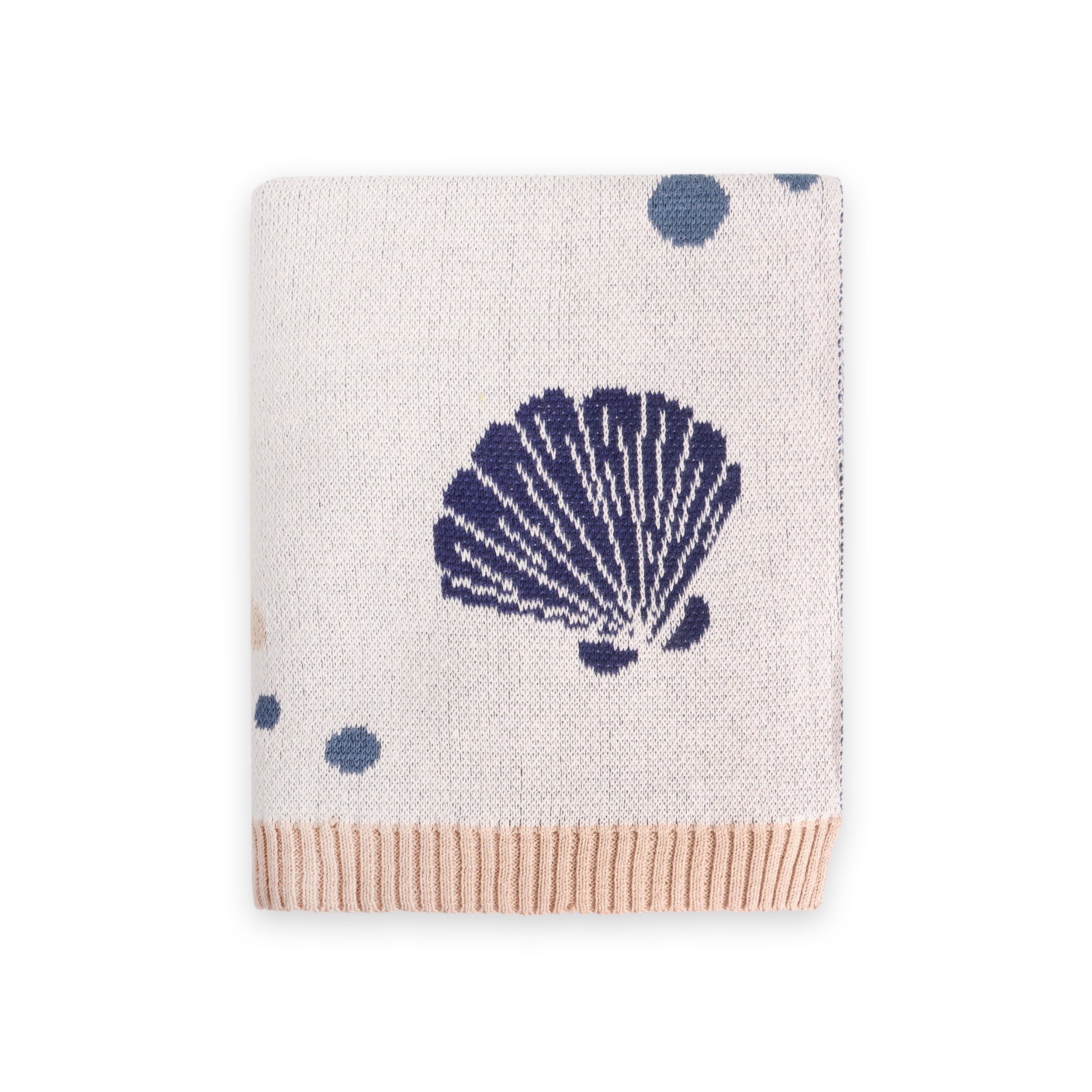 Octopus & Whale - Jacquard Sweater Knit Baby Blankets (Organic Cotton)