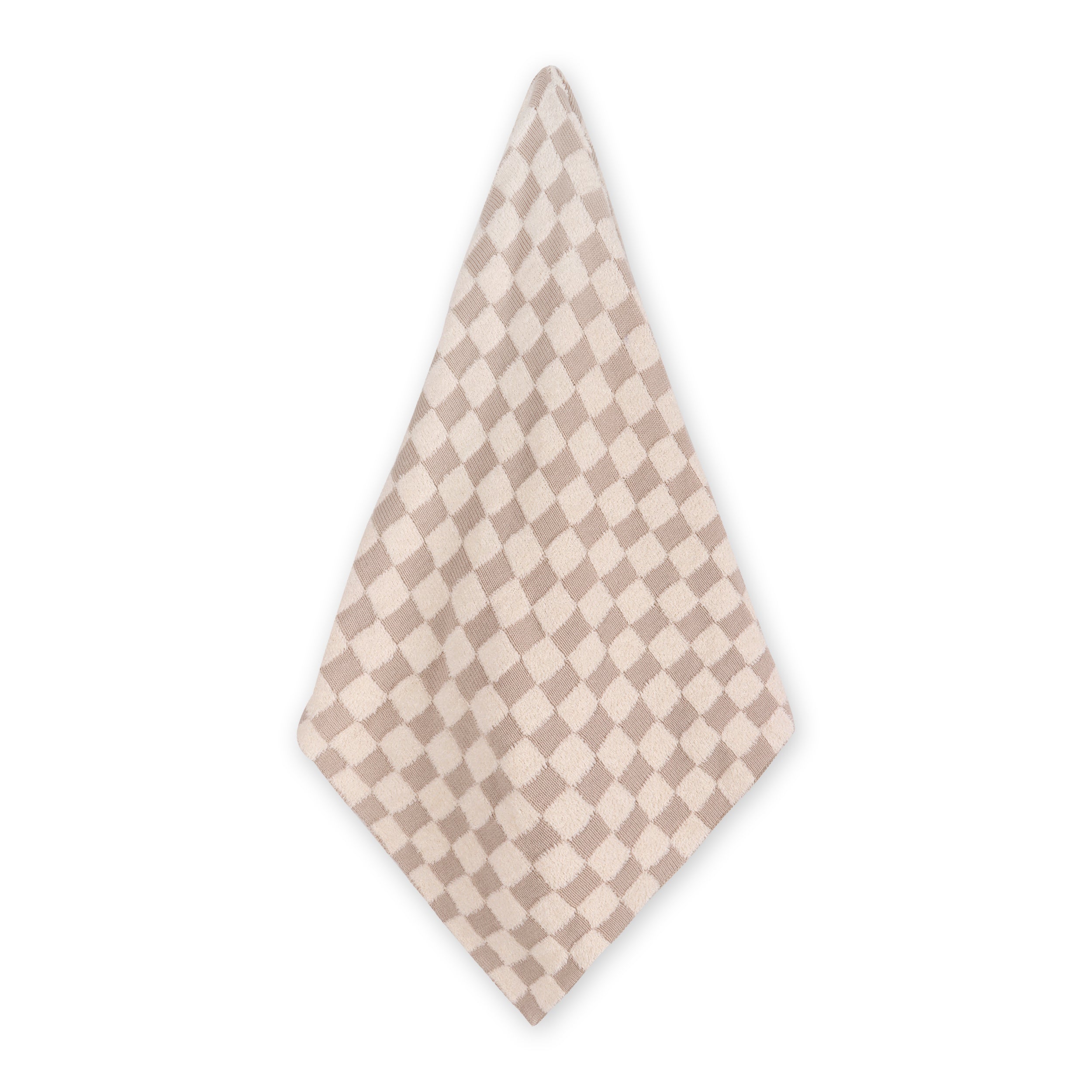 Checkered - Terry Knit Baby Blankets (Organic Cotton) - 2 Colors