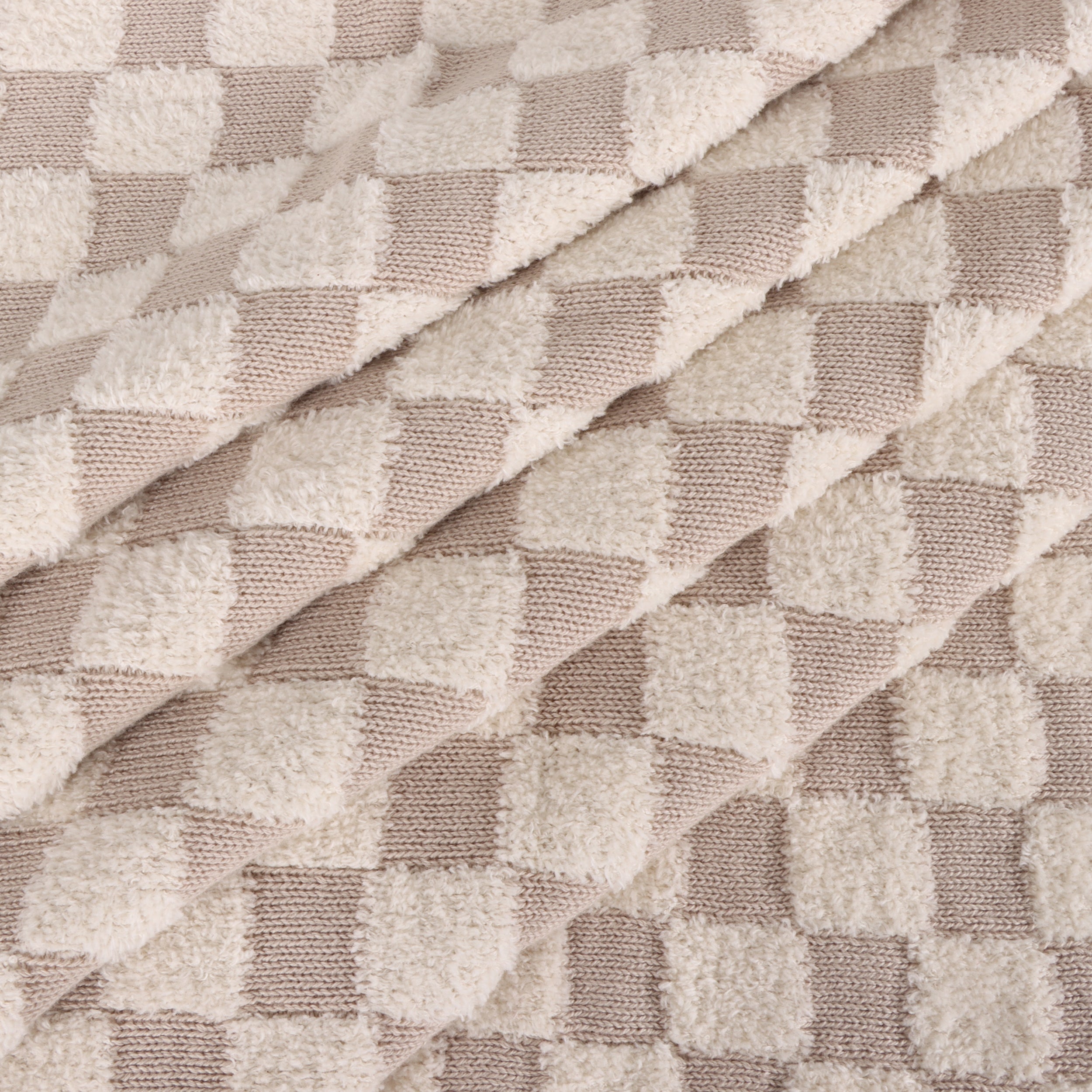 Checkered - Terry Knit Baby Blankets (Organic Cotton) - 2 Colors