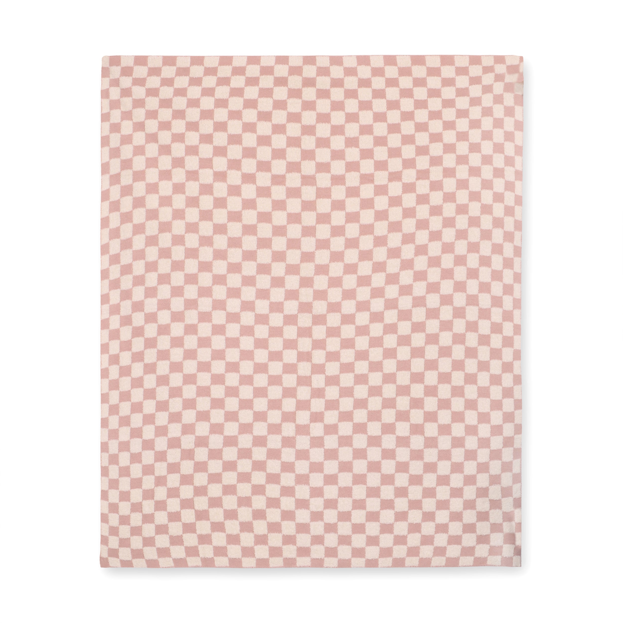 Checkered - Terry Knit Baby Blankets (Organic Cotton) - 2 Colors