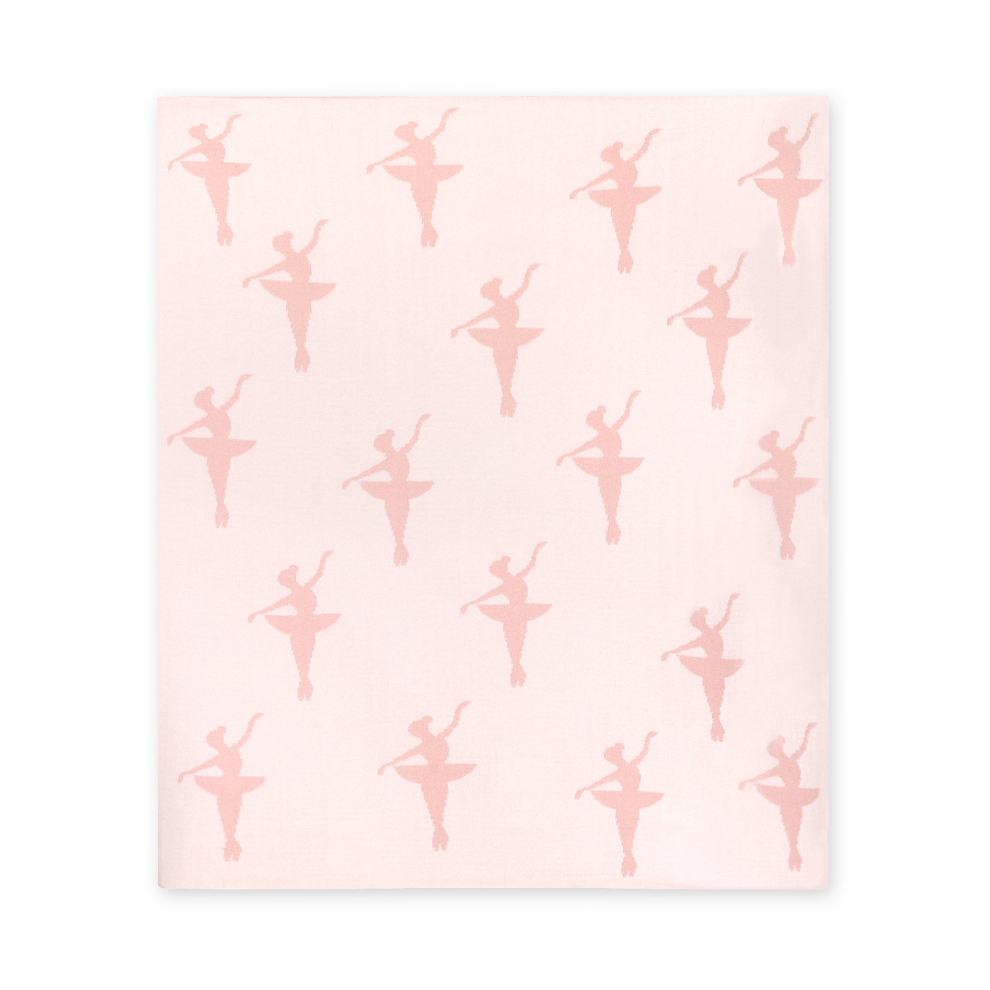 Ballerina Tutu 3D - Jacquard Sweater Knit Baby Blankets (Organic Cotton)
