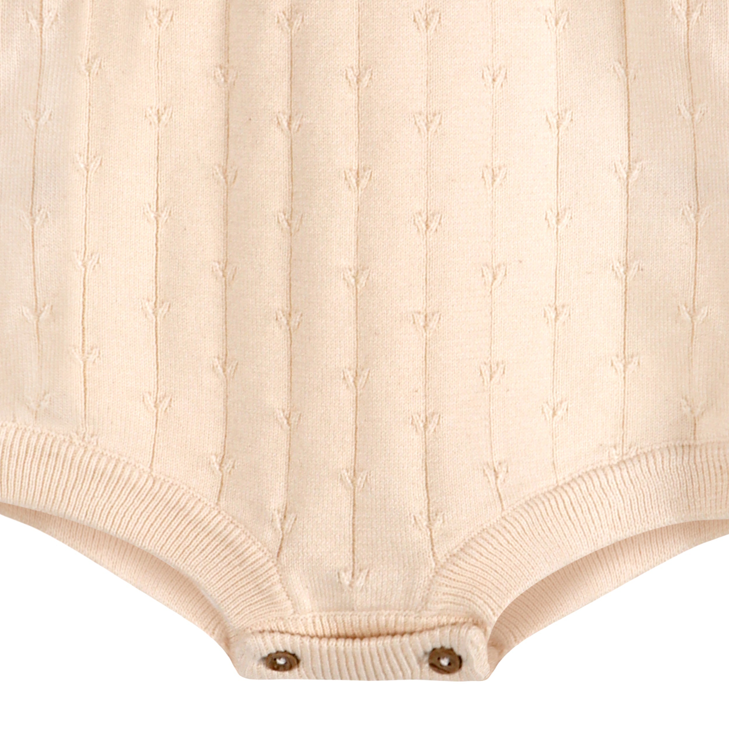 Sleeveless Ruffle Knit Baby Romper & Bodysuit SET (Organic Cotton) - 2 Colors