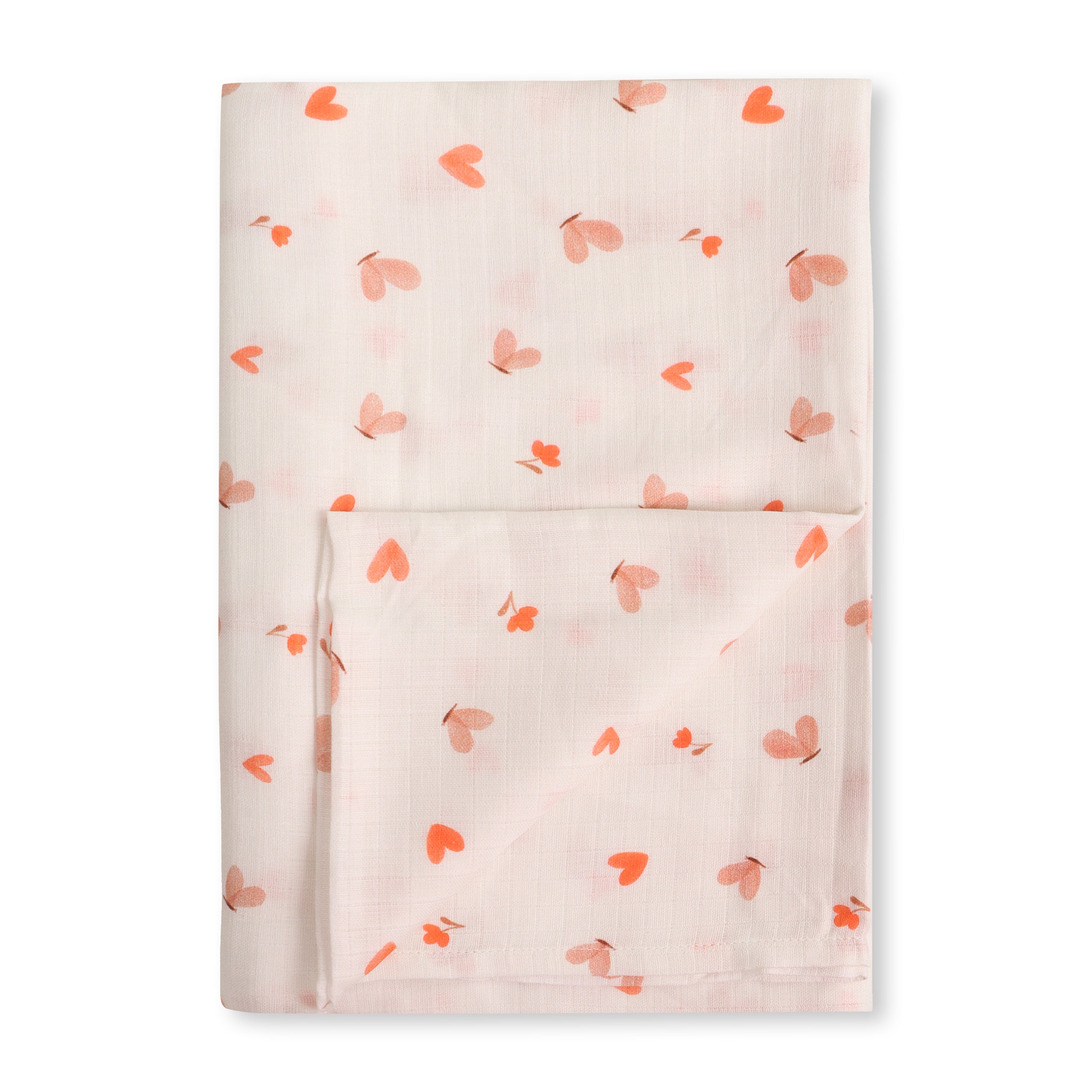 Butterfly Love Baby Swaddle Blanket (Organic Muslin)
