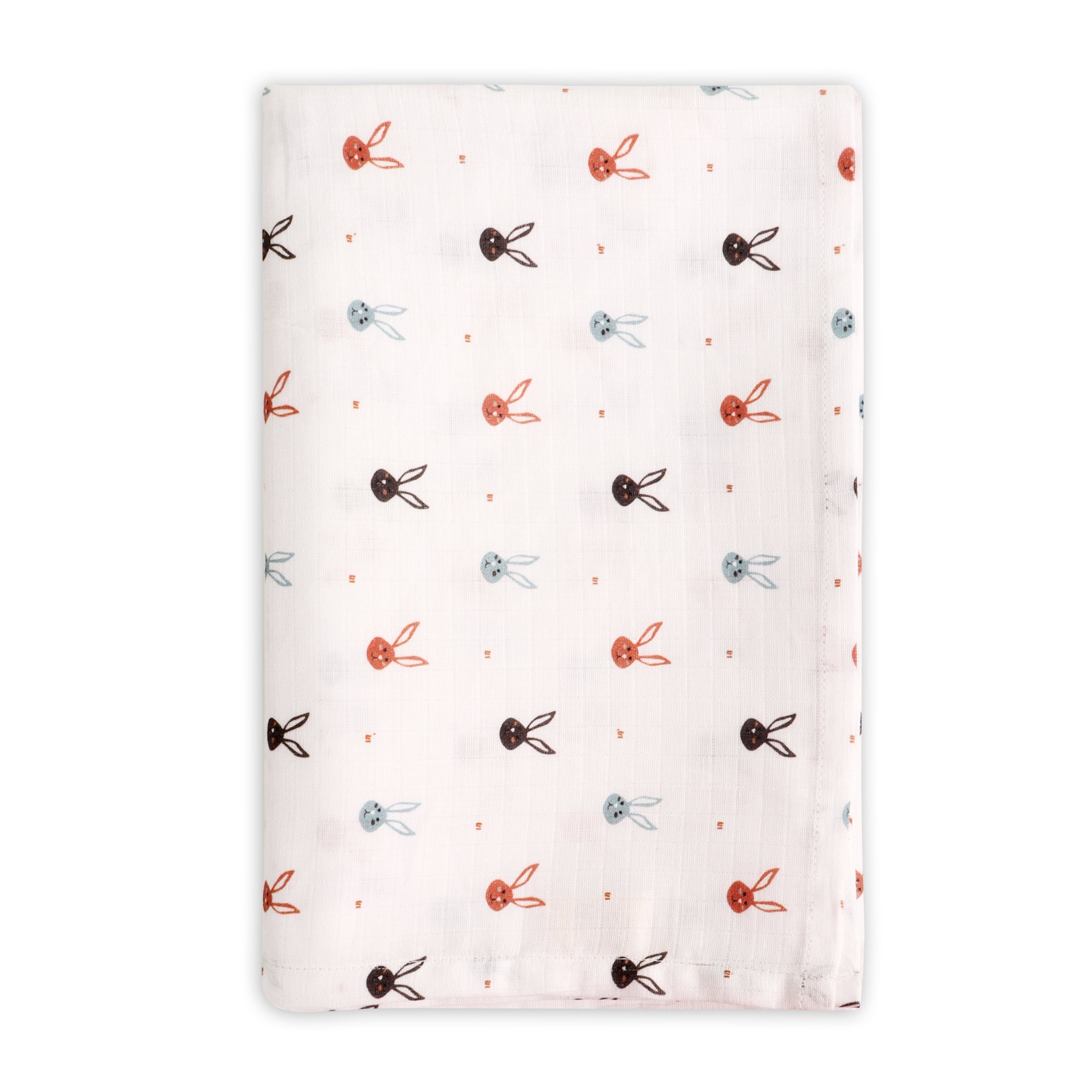 Mini Bunnies Baby Swaddle Blanket (Organic Muslin)
