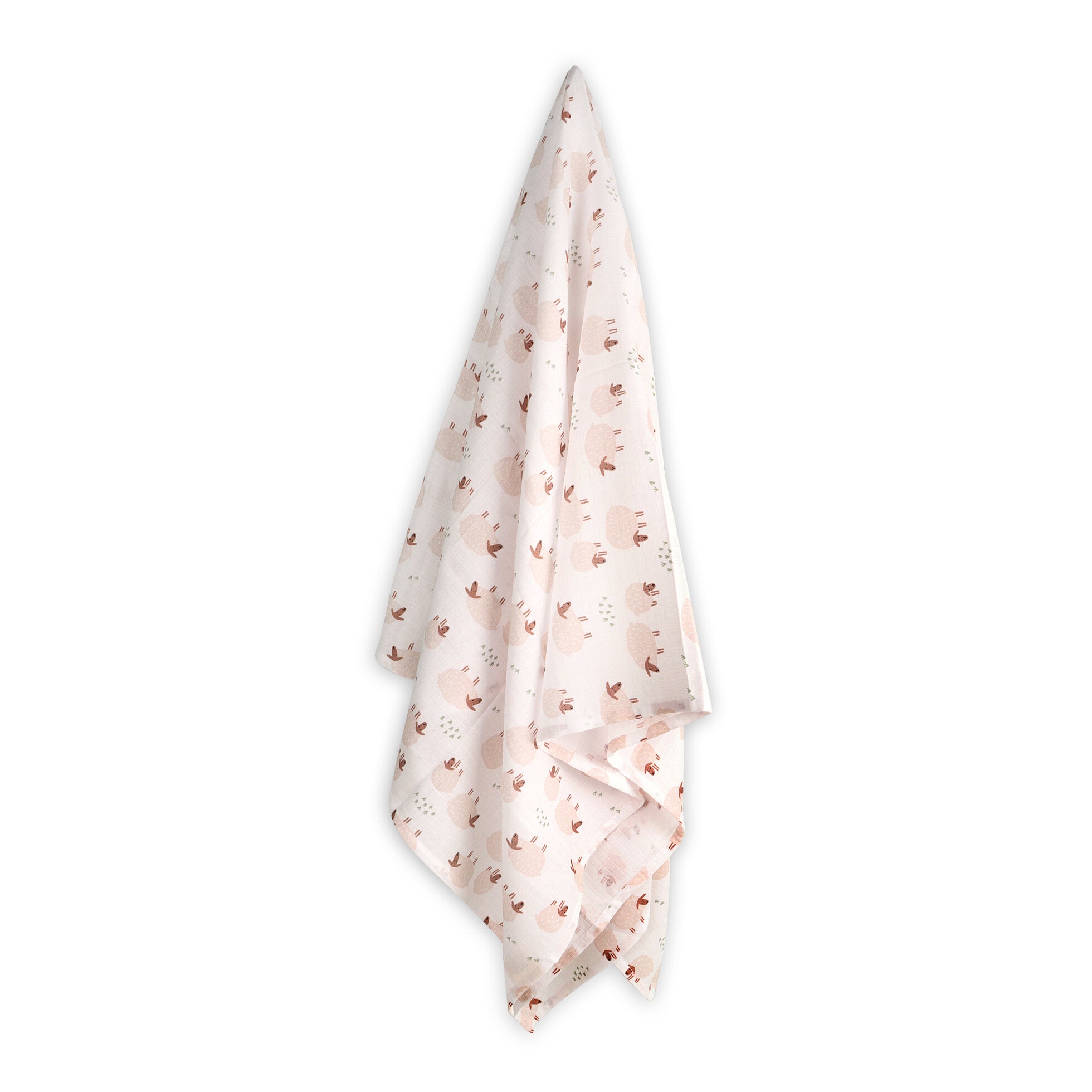 Sheep Baby Swaddle Blanket (Organic Muslin)