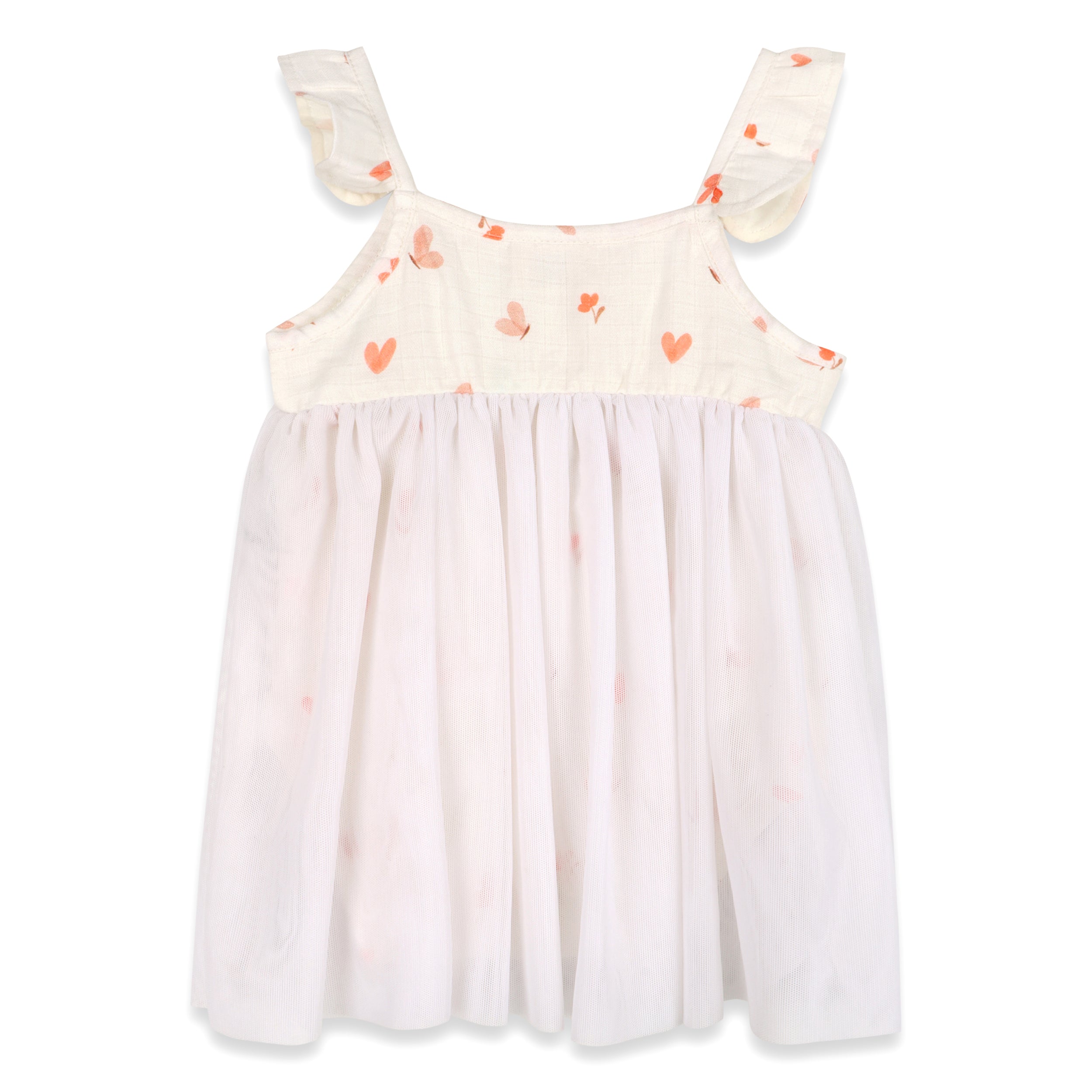 Butterfly Love Baby Tutu Romper Dress (Organic Cotton)