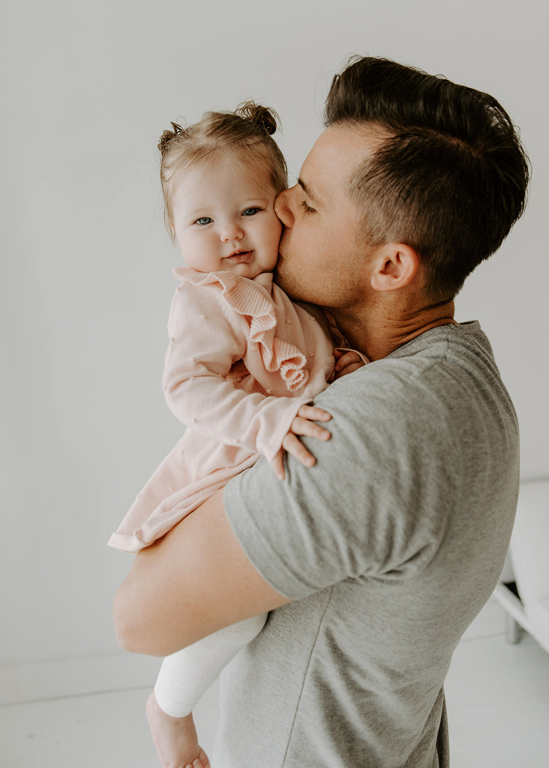 Milan Knit Ruffle & Bobble Baby Girl Dress (2 Colors) - Organic Cotton