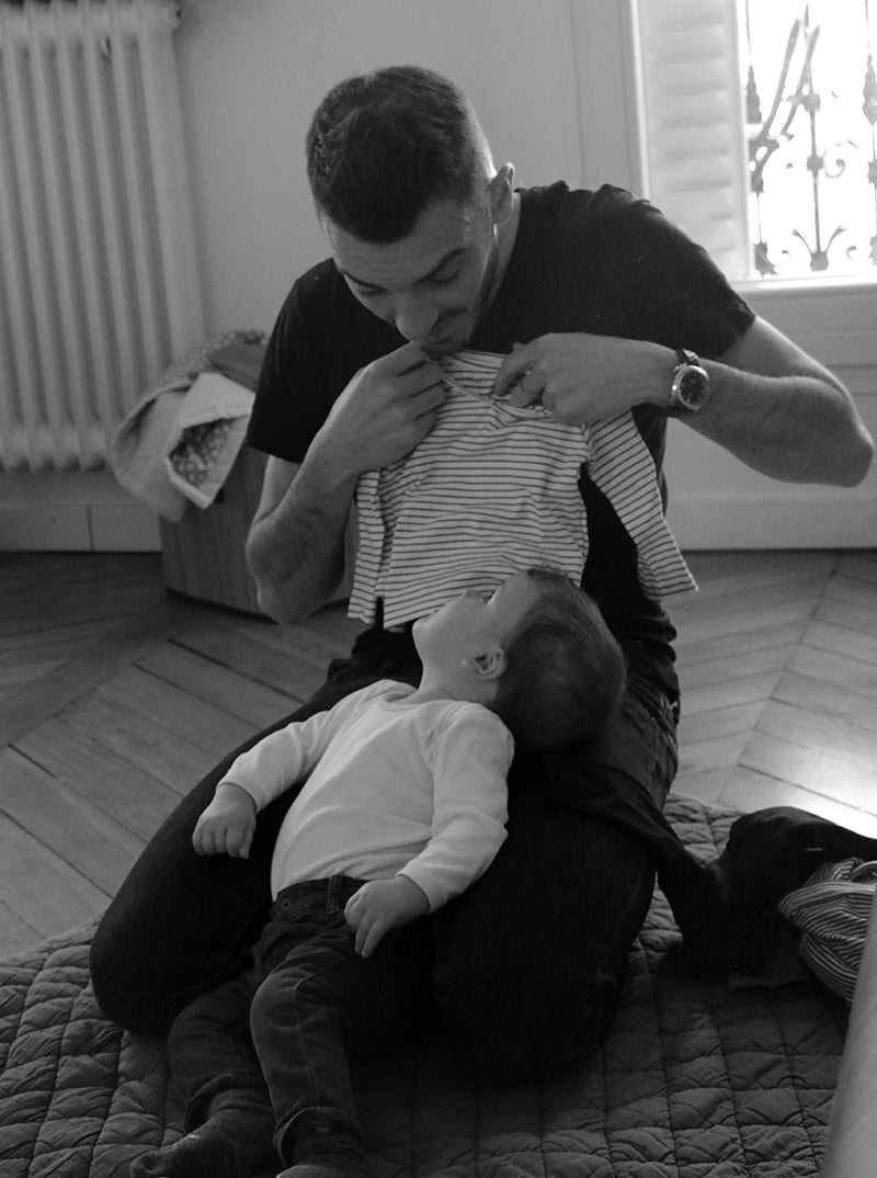 Venice Long Sleeve Baby T-Shirt - 2 Pack (2 colors) Organic Cotton