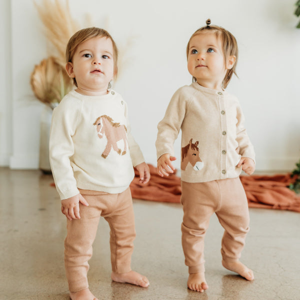 Pocket Baby Pants Sweater Knit (Organic Cotton) FW25 - 8 Colors