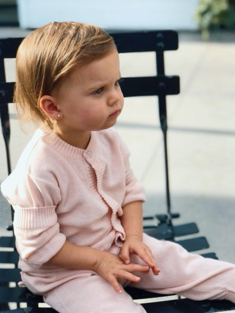 Milan Pastel Button Cardigan Sweater Knit (Organic Cotton)- 5 Colors