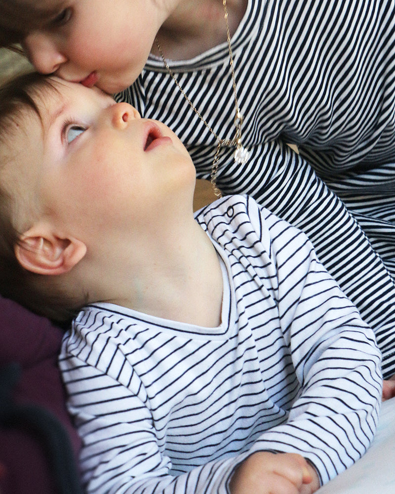 Venice Long Sleeve Baby T-Shirt - 2 Pack (2 colors) Organic Cotton