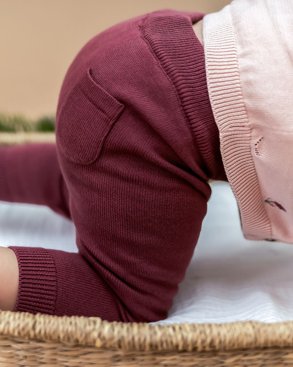 Pocket Baby Pants Sweater Knit (Organic Cotton) FW25 - 8 Colors
