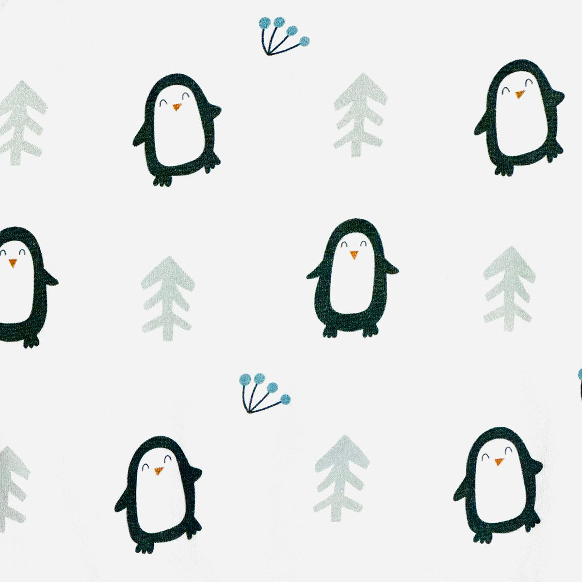 Penguin Zipper Baby Coverall Jumpsuit (Organic Jersey)